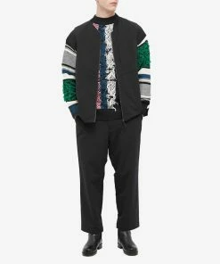 Sacai Rug Jacquard Pullover Knit -Outlet Sweaters Store 01 03 2022 JD 22 02749M 926 m9 1