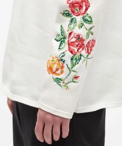 Comme Des Garçons Homme Plus Roses Sleeve Embroidery Crew Kn 9 Comme Des Garçons Homme Plus Roses Sleeve Embroidery Crew Kn -Outlet Sweaters Store 01 03 2022 ML PI N005 051 3 10 1