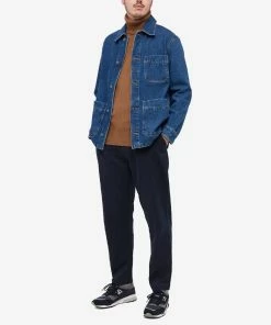 Universal Works Recycled Wool Roll Neck Knit -Outlet Sweaters Store 01 09 2022 AJ 27408 CML M9 1