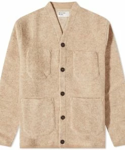 Universal Works Wool Fleece Cardigan