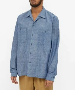Beams Plus Long Sleeve Vacation Shirt -Outlet Sweaters Store 01 10 2021 JA 3811 0013 139 75 7 1