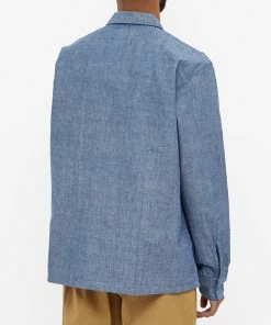 Beams Plus Long Sleeve Vacation Shirt -Outlet Sweaters Store 01 10 2021 JA 3811 0013 139 75 8 1