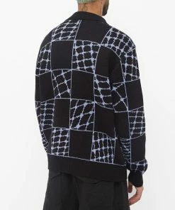 Obey Dryden Cardigan 7 Obey Dryden Cardigan -Outlet Sweaters Store 01 11 2022 LL 151010027BKM 3 1