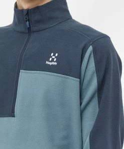 HAGLOFS Haglöfs Buteo Half Zip Fleece -Outlet Sweaters Store 01 12 2022 GH 605077 4X9 10 1