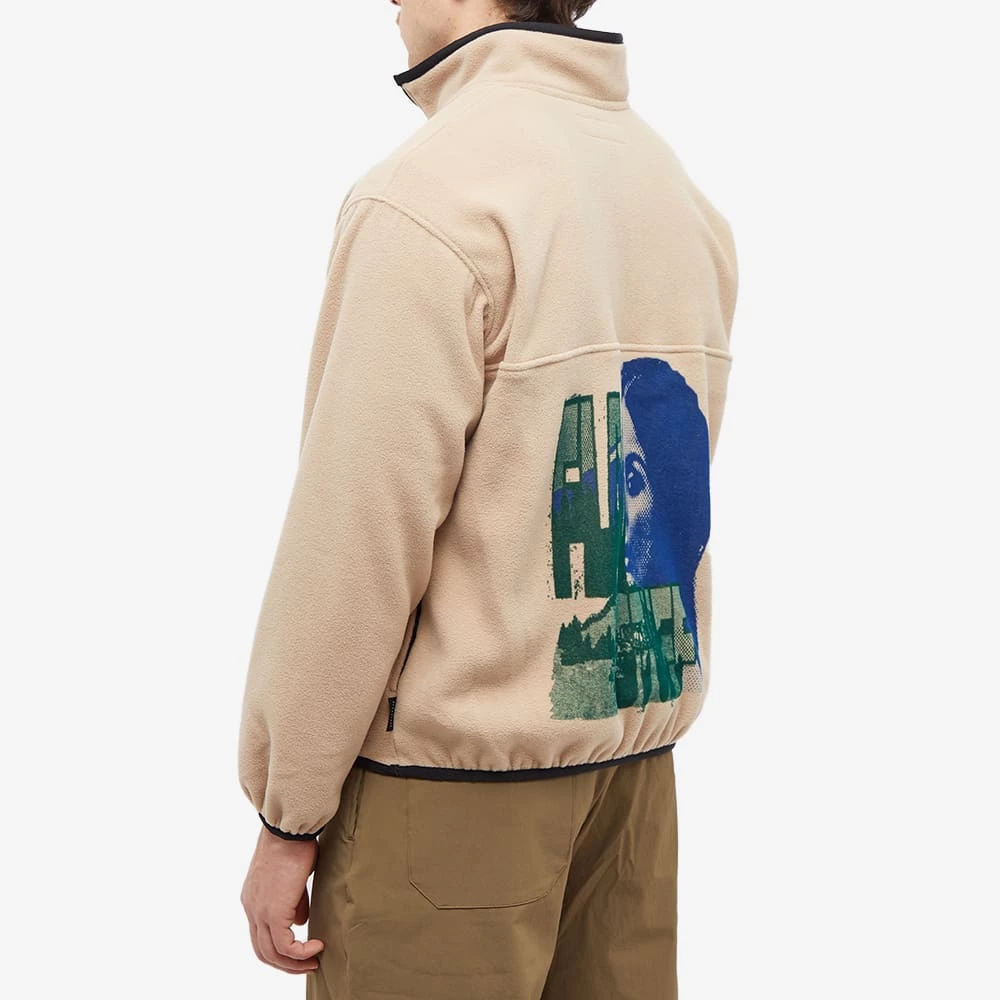 Flagstuff Popover Back Print Fleece Jacket 3 Flagstuff Popover Back Print Fleece Jacket - Image 3