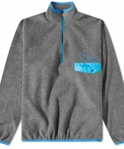 Flagstuff Popover Back Print Fleece Jacket