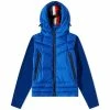 Moncler Grenoble Down Hooded Knit Jacket