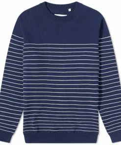 Albam Striped Crew Knit