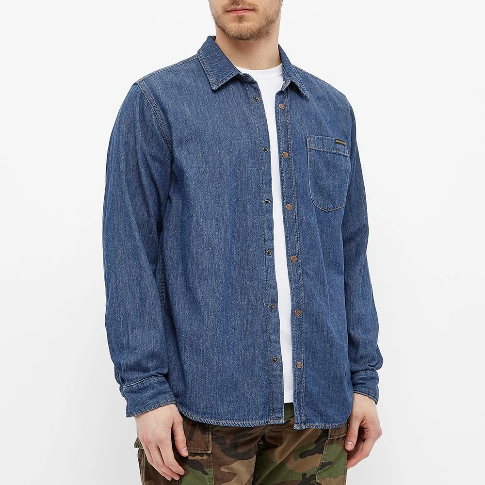 Nudie Jeans Co Nudie Albert Shirt 4 Nudie Jeans Co Nudie Albert Shirt - Image 4