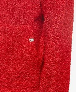 1017 ALYX 9SM Sherpa Fleece Popover Quarter Zip -Outlet Sweaters Store 02 08 2022 JA AAMSW0141FA02 RED0001 10 1