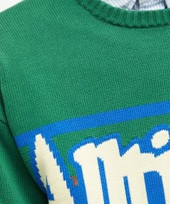 Alltimers Broadway Logo Crew Knit -Outlet Sweaters Store 02 12 22 RL 22FA01AP0303 FOR 10 1