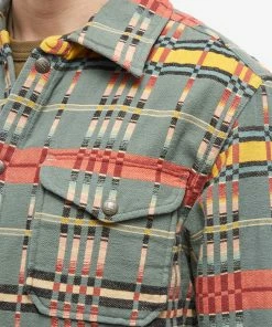 RRL Brown Bear Multi Check Overshirt -Outlet Sweaters Store 03 01 2023 JD 782871198001 10 1