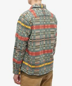 RRL Brown Bear Multi Check Overshirt -Outlet Sweaters Store 03 01 2023 JD 782871198001 8 1