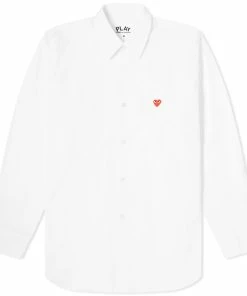 Comme Des Garçons Play Comme Des Garcons Play Little Red Heart Basic Shirt