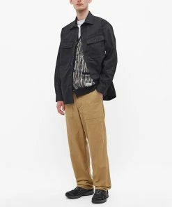 WTAPS Buds Shirt -Outlet Sweaters Store 03 05 2022 JC 221BRDT SHM02 BK m9 1