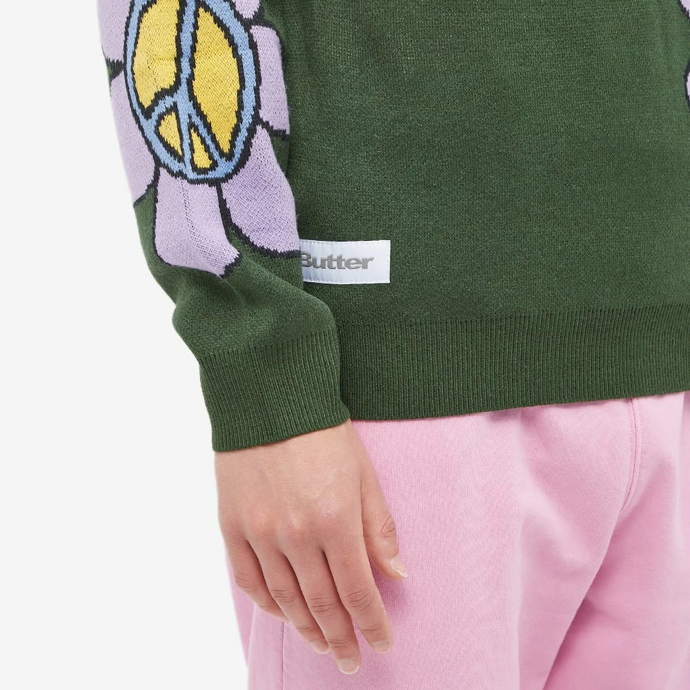 Butter Goods Flowers Crew Knit 5 Butter Goods Flowers Crew Knit - Image 5