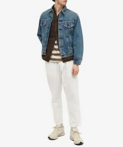 Universal Works Wool Fleece Cardigan -Outlet Sweaters Store 03 10 22 JF 27708 BRW M9 1