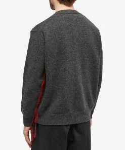 Comme Des Garçons Homme Lambswool Distressed Crew Knit 7 Comme Des Garçons Homme Lambswool Distressed Crew Knit -Outlet Sweaters Store 03 10 22 jf hj n007 051 1 8