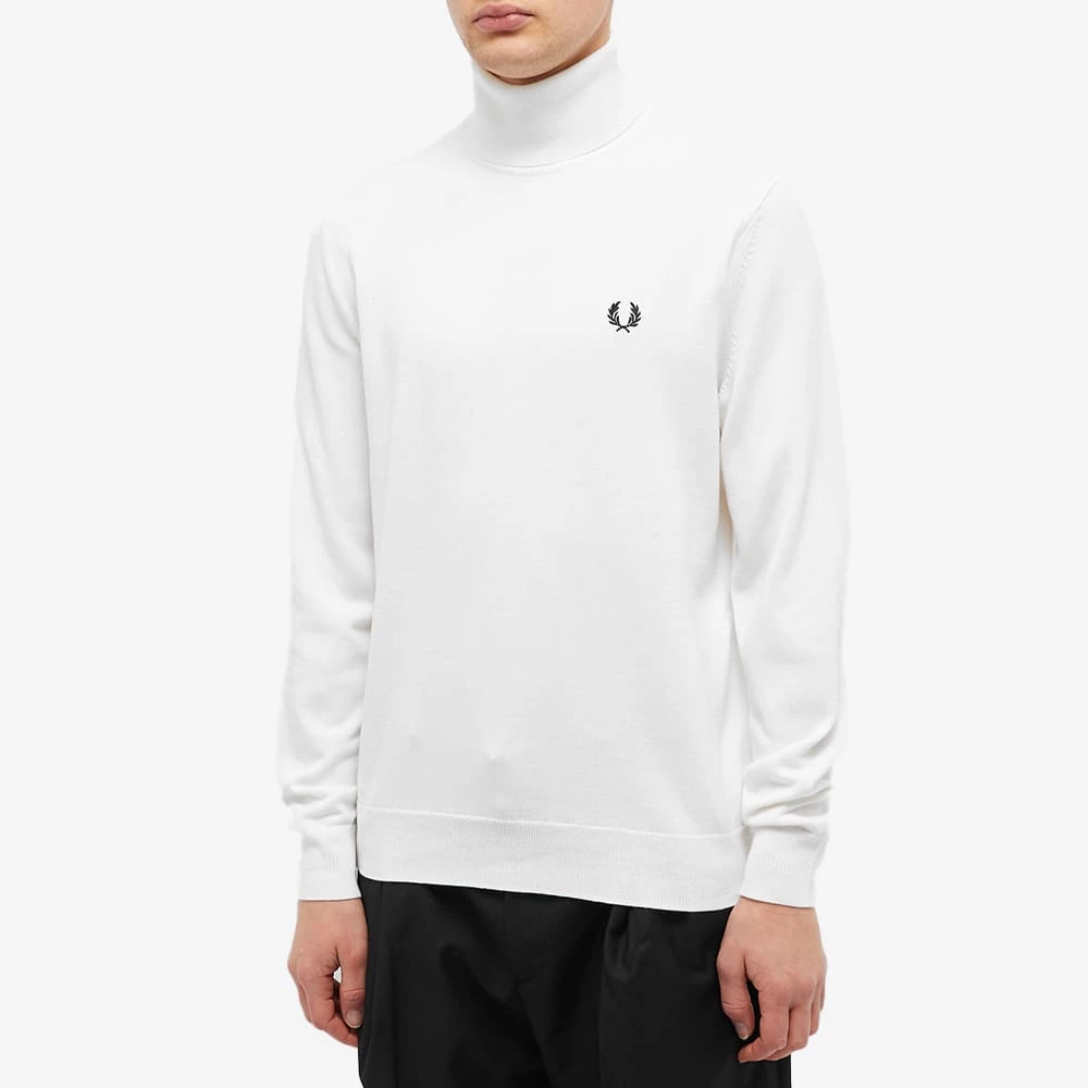 Fred Perry Authentic Fred Perry Roll Neck Jumper 2 Fred Perry Authentic Fred Perry Roll Neck Jumper - Image 2