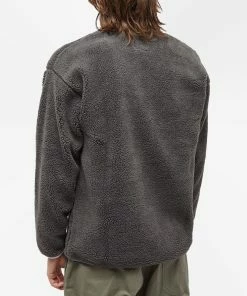 Gramicci Sherpa Fleece Jacket -Outlet Sweaters Store 03 11 2022 NS G2FU J045 CHA 8 1