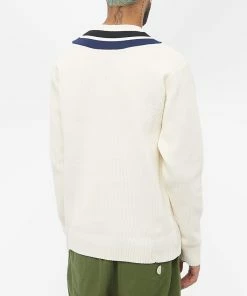 Fred Perry Authentic Fred Perry Striped V-Neck Jumper -Outlet Sweaters Store 03 11 2022 NS k4536 560 8 1