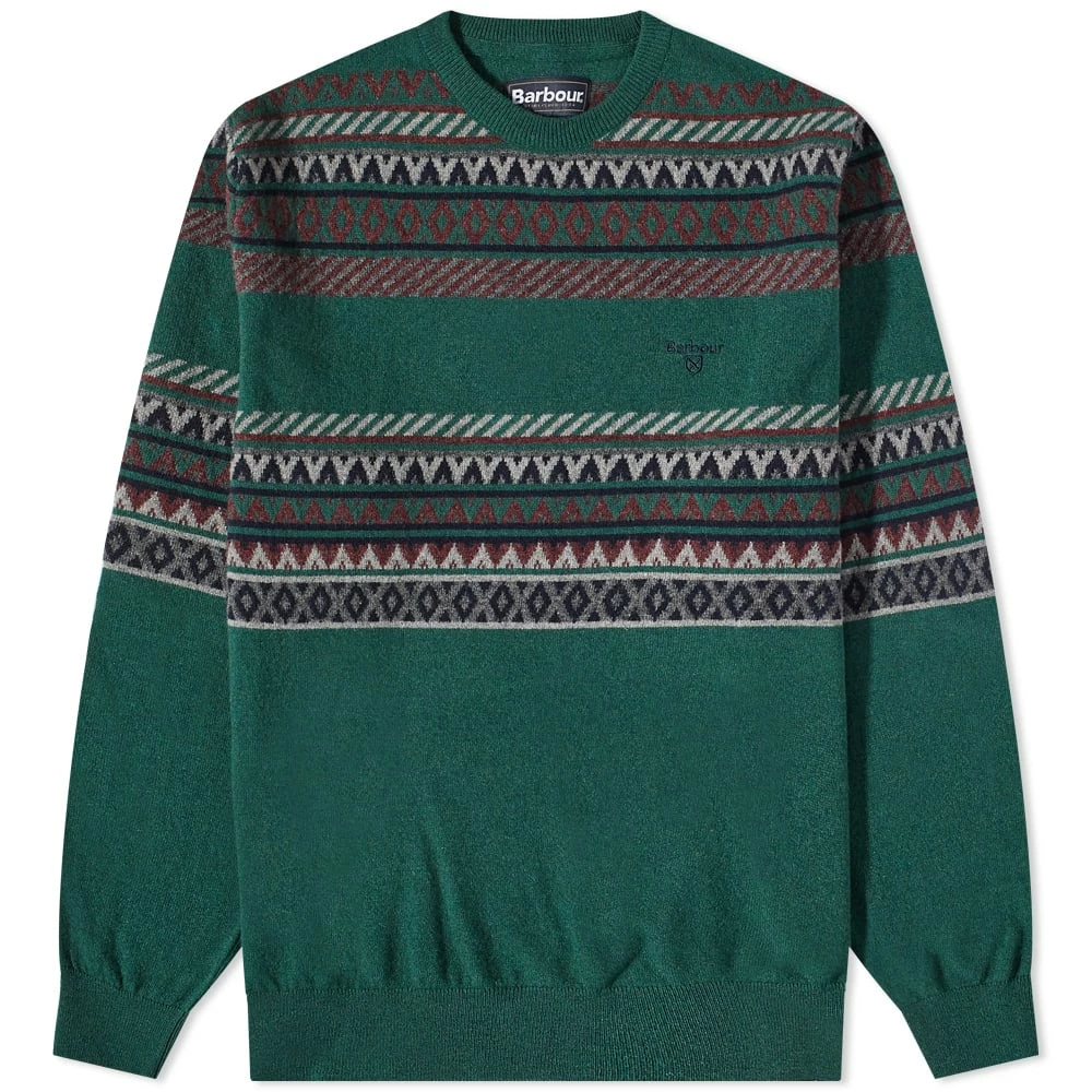 Barbour Winterborne Fairisle Crew Knit 1 Barbour Winterborne Fairisle Crew Knit