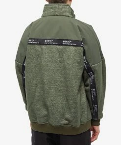WTAPS Nylon Panel Fleece 7 WTAPS Nylon Panel Fleece -Outlet Sweaters Store 03 12 2022 LL 222ATDT JKM02 OL 3 1