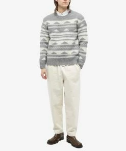 NN07 Aslak Geometric Pattern Crew Knit -Outlet Sweaters Store 04 01 2023 aj 2286540680 900 m9