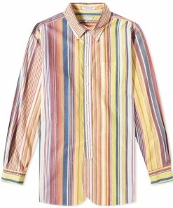 Engineered Garments 19th Century Stripe Button Down Shirt