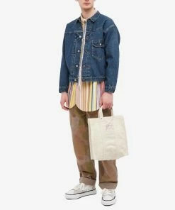 Engineered Garments 19th Century Stripe Button Down Shirt -Outlet Sweaters Store 04 03 2022 AJ KM009 MLT m9 1