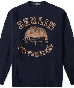 Raf Simons Berlin Print Oversized Knit