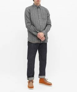 Barbour Junction Shirt - White Label -Outlet Sweaters Store 04 09 2020 MSH4769GY52 m6 1