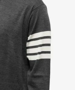 Thom Browne Classic Merino Crew Knit -Outlet Sweaters Store 04 11 2022 AJ MKA002A Y1014 022 10 1