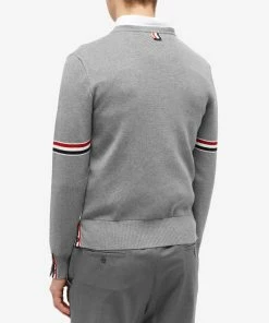 Thom Browne Milano Stitch Crew Knit 7 Thom Browne Milano Stitch Crew Knit -Outlet Sweaters Store 04 11 2022 AJ MKA326A Y3001 055 8 1
