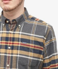 Barbour Ronan Tailored Check Shirt -Outlet Sweaters Store 04 11 2022 JD MSH5037GY52 10 1