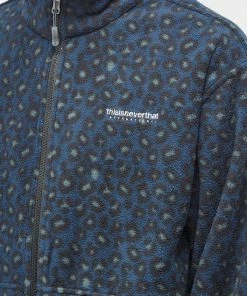 Thisisneverthat INTL. Fleece Jacket -Outlet Sweaters Store 05 01 2023 GH TN223FOWLS01 BL 10 1