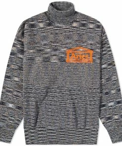 Aries Temple Space Dye Turtleneck Knit