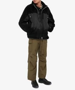 Sacai Faux Shearling Nylon Fleece Jacket 8 Sacai Faux Shearling Nylon Fleece Jacket -Outlet Sweaters Store 05 10 2022 ns 22 02903m 001 m9