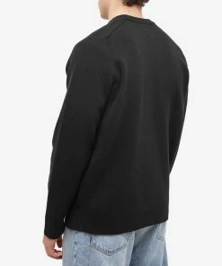 Soulland Esrum Flower Crew Knit -Outlet Sweaters Store 05 12 2022 BLR 22068 1179 BLK 8 1