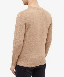 A.P.C. Greg Merino Crew Knit -Outlet Sweaters Store 06 01 2022 AJ WVBBK H23090 CAB 8 1
