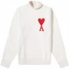 AMI Large A Heart Roll Neck Knit