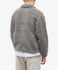 Thisisneverthat SP Sherpa Fleece Jacket -Outlet Sweaters Store 06 01 2023 TC TN223BOWHS01 CH 8 1