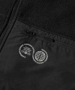 Carrier Goods Borg Fleece -Outlet Sweaters Store 06 02 2023 NS CG001 BLK 3 1