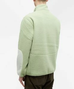 Carrier Goods Borg Fleece -Outlet Sweaters Store 06 02 2023 NS CG001 GRN 8 1