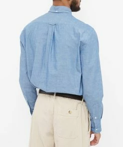 Gitman Vintage Button Down Summer Chambray Shirt 7 Gitman Vintage Button Down Summer Chambray Shirt -Outlet Sweaters Store 06 05 2022 SI VS19 C407 40 3 1