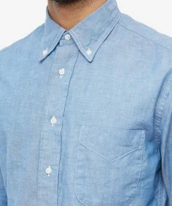 Gitman Vintage Button Down Summer Chambray Shirt 9 Gitman Vintage Button Down Summer Chambray Shirt -Outlet Sweaters Store 06 05 2022 SI VS19 C407 40 5 1