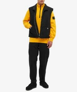 Stone Island Brushed Cotton Fleece Half Zip Sweat -Outlet Sweaters Store 06 07 2022 AJ 771561920 V0030 m9 1