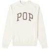 POP Trading Company Arch Logo Crew Knit