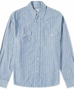 Visvim Frontier Striped Chambray Shirt