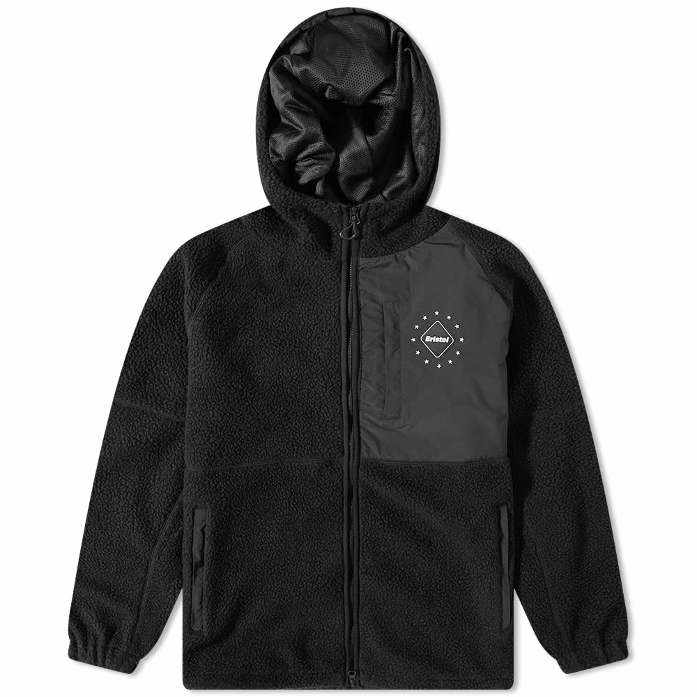 F.C. Real Bristol FC Real Bristol Boa Fleece Hooded Jacket 1 F.C. Real Bristol FC Real Bristol Boa Fleece Hooded Jacket